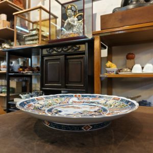 高脚大盘 [贴花] Large Footed Plate [Decalware]