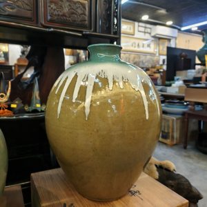 大花瓶 [陶土窑变][全新/木盒装] Large Vase [Kiln-Transformed Pottery][Brand New / Wooden Box Packaging] 