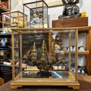 船 [玳瑁 - 海龟壳] Ship Display [Tortoiseshell – Sea Turtle Shell]