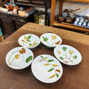 小盘 [深川制] [手绘][套/五件入] Small Plates [Fukagawa Seiji] [Hand-painted][Set of 5] 