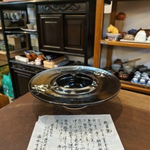 花瓶 [陶土] [藤本享秀作] Vase [Pottery] [By Fujimoto Takahide]
