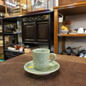 咖啡杯 [绿釉陶土] Coffee Cup [Green-Glazed Pottery]