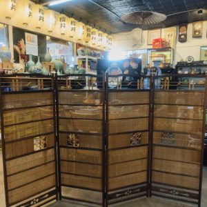 屏风 [木/竹制][有缺件，便宜出售] Folding Screen [Wood/Bamboo][Missing Parts, Clearance Price] 