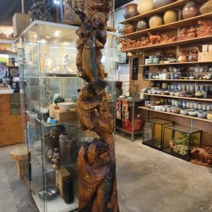木雕熊 [实木] Hand-Carved Bear Sculpture [Solid Wood]