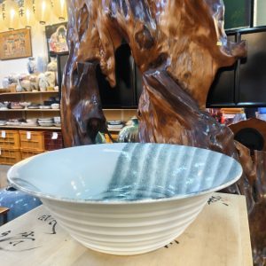 大花器 [黑彩钵] [知明造][全新/木盒装] Large Vase [Black Glazed Bowl] [Signed by Chiaki][Brand New / Wooden Box] 