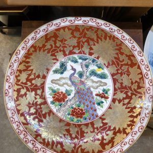 大盘 [全手绘] [山德窑作] [猿川谷] Large Plate [Hand-Painted] [Santoku Kiln] [Sarukawadani]