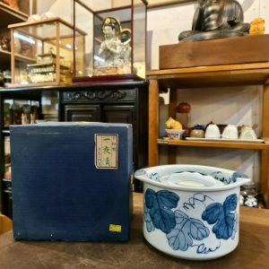 一夜渍 [日本人腌菜容器] [有田烧] [久右卫门窑] [全新/盒装] Pickling Jar [Japanese Pickling Container] [Arita Ware] [Kyuemon Kiln] [Brand New / Boxed] 