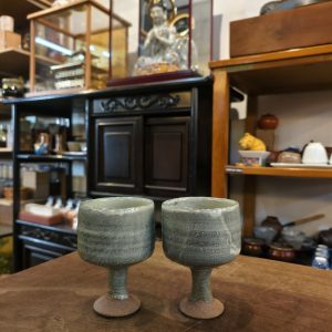 高脚杯 [陶土] [套/两件入] Footed Cup [Clay] [Set of 2]