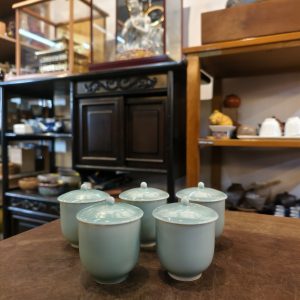 盖杯 [青瓷] [套/五件入] Lidded Cups [Celadon] [Set of 5]