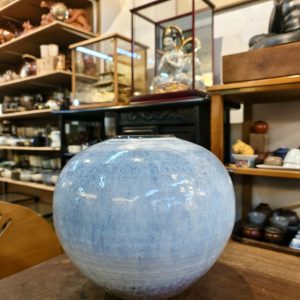 大花瓶 [窑变陶土] [全新/木盒装] Large Vase [Kiln-Changed Glazed Stoneware] [New / Wooden Box]