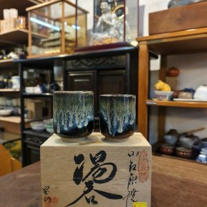 夫妻杯 [小石原烧] [套] [全新/木盒装] Couple's Cups [Koishiwara Ware] [Set] [Brand New / Wooden Box] 