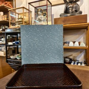 方托盘 [篮胎漆器] [全新/盒装] Square Tray [Basketry Lacquerware] [New/Boxed] 
