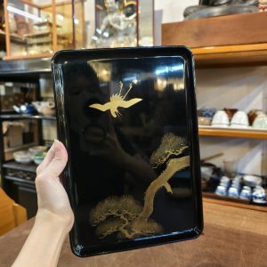 长托盘 [描金漆木] Long Tray [Gold-Decorated Lacquered Wood]
