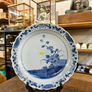 大盘 [染付] [附送立盘支架] Large Plate [Sometsuke] [Display Stand Included] 