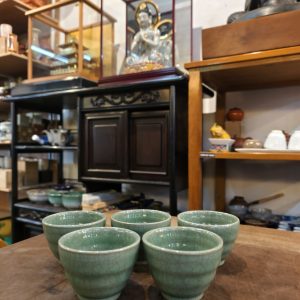 茶杯 [裂瓷冰裂] [套/五件入] Teacups [Crackled Ice Pattern Ceramic] [Set of 5] 