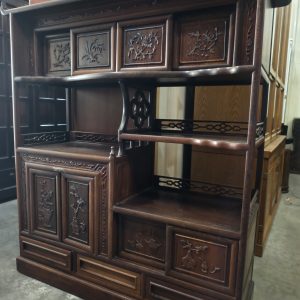 中式摆设橱 [实木] Chinese-Style Display Cabinet [Solid Wood]