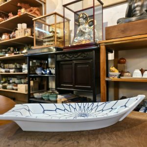 船形大长盘 [京峰] Large Boat-Shaped Long Plate [Jingfeng]