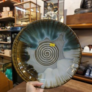 大盘 [陶乐] [陶土窑变] Large Plate [Taole] [Kiln-Changed Stoneware]